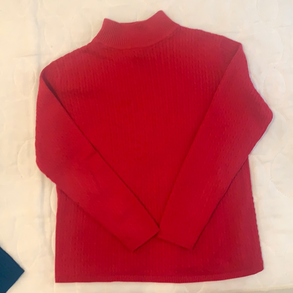 Karen Scott Petites 100% Cotton Mock Turtle Neck